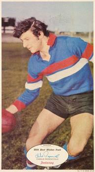 1971 Scanlens VFL Posters #11 Charlie Pagnoccolo Front
